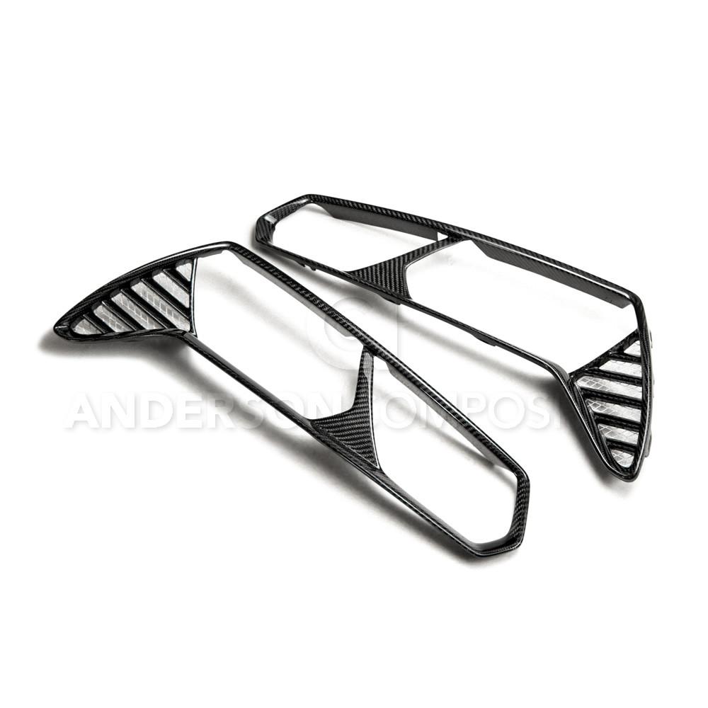 Anderson Composites Carbon fiber taillight bezels for 2014-2019 Chevrolet Corvette C7 Stingray/Z06  (AC-TLB14CHC7)