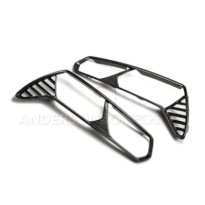 Anderson Composites Carbon fiber taillight bezels for 2014-2019 Chevrolet Corvette C7 Stingray/Z06  (AC-TLB14CHC7)