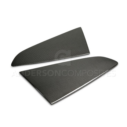 Anderson Composites Type-F carbon fiber window louvers for 2015-2020 Ford Mustang  (AC-WL15FDMU-F)