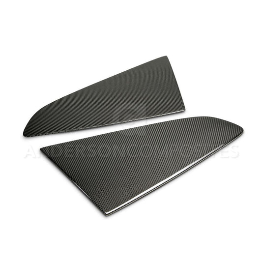 Anderson Composites Type-F carbon fiber window louvers for 2015-2020 Ford Mustang  (AC-WL15FDMU-F)