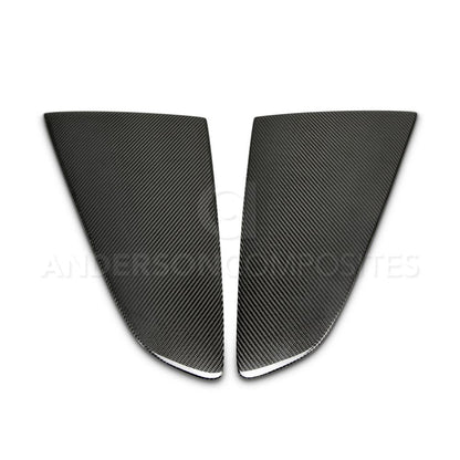 Anderson Composites Type-F carbon fiber window louvers for 2015-2020 Ford Mustang  (AC-WL15FDMU-F)