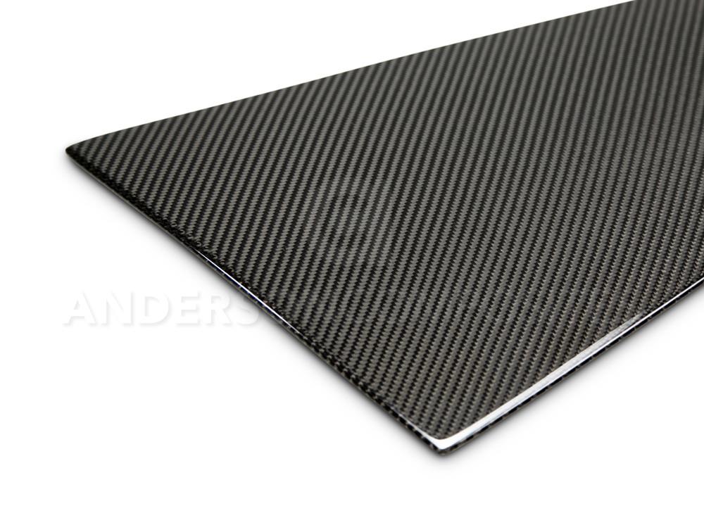 Anderson Composites Type-F carbon fiber window louvers for 2015-2020 Ford Mustang  (AC-WL15FDMU-F)