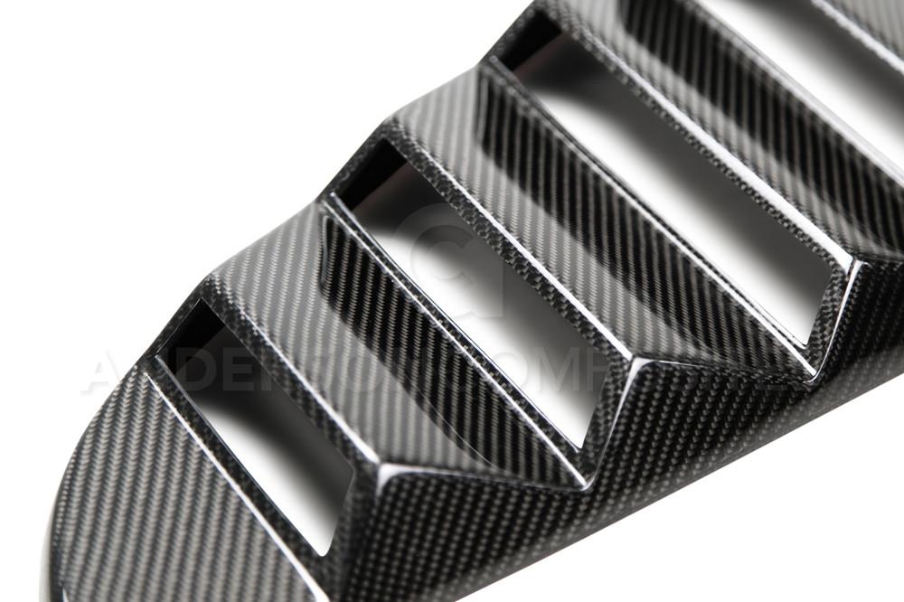 Anderson Composites Type-V carbon fiber window louvers for 2015-2020 Ford Mustang  (AC-WL15FDMU-V)