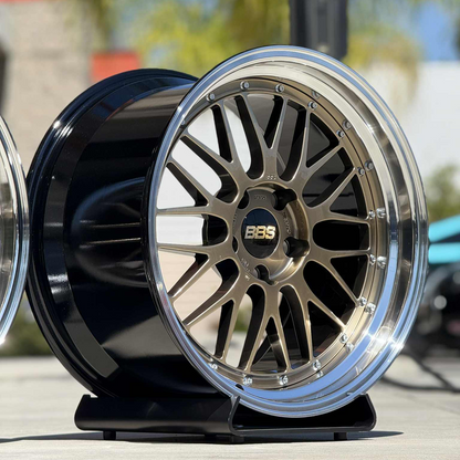 BBS LM 19x9.5 +23, 19x11 +35 5x112 Diamond Gold (SET)