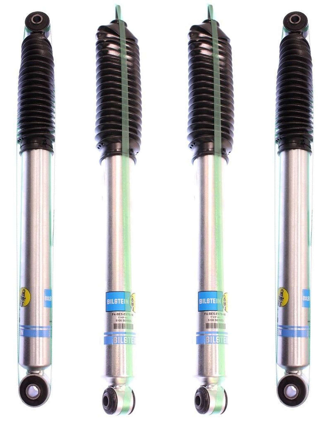 Bilstein 5100 Shocks Set w/6" lift - 1999-2014 Ford F-350 Super Duty RWD Stock Radius Arm
