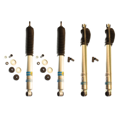 Bilstein 5100 Shocks Set w/6" lift - 1999-2014 Ford F-350 Super Duty RWD Stock Radius Arm