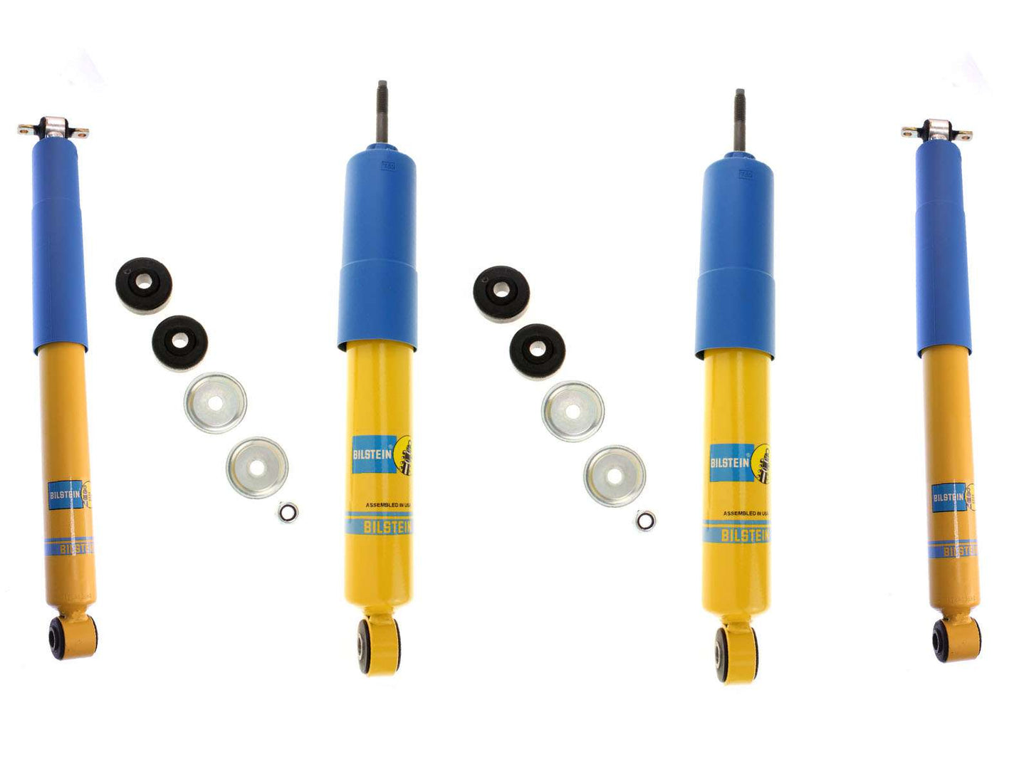 Bilstein B6 4600 Monotube OEM Shocks Set - 2004-2012 GMC Canyon 4WD w/Torsion