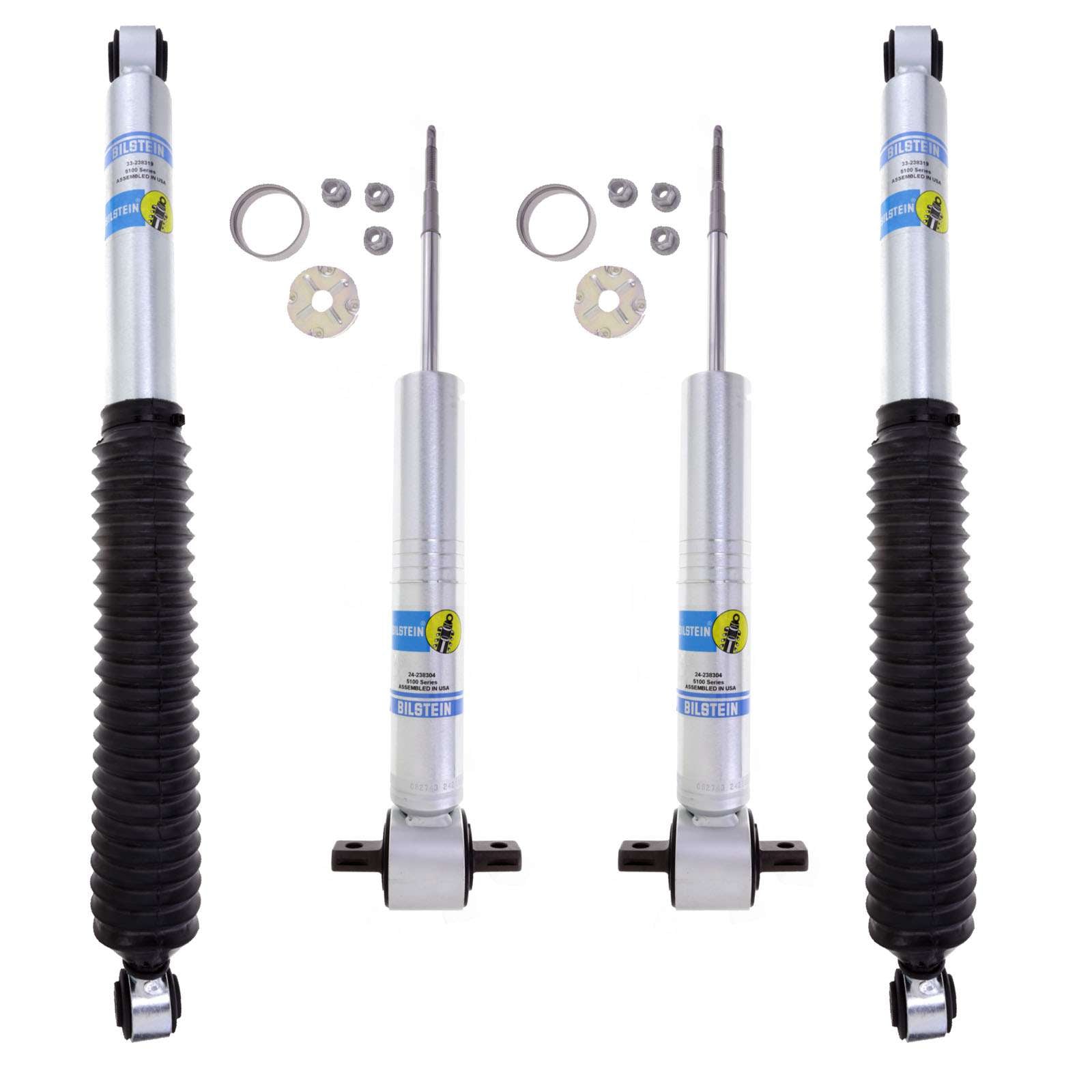 Bilstein 5100 Shocks Set w/0-1.75" lift - 2007-2013 GMC Sierra 1500 4WD RWD