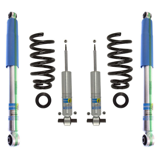 Bilstein 6112 Strut & Spring + Rear B8 5100 Shocks Set w/0-1.85" lift - 2007-2013 Chevrolet Silverado 1500 4WD V8