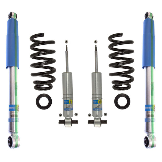 Bilstein 6112 Strut & Spring + Rear B8 5100 Shocks Set w/0-1.85" lift - 2007-2013 GMC Sierra 1500 4WD V8