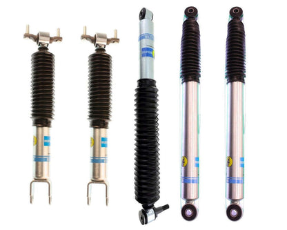 Bilstein B8 5100 Monotube Shocks & Steering Stabilizer Kit w/0" lift - 2011-2023 Chevrolet Silverado 2500 HD 4WD RWD