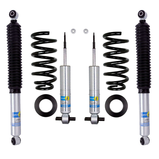 Bilstein 6112 Strut & Spring + Rear B8 5100 Shocks Set w/0-1.85" lift - 2015-2020 GMC Yukon 4WD V8