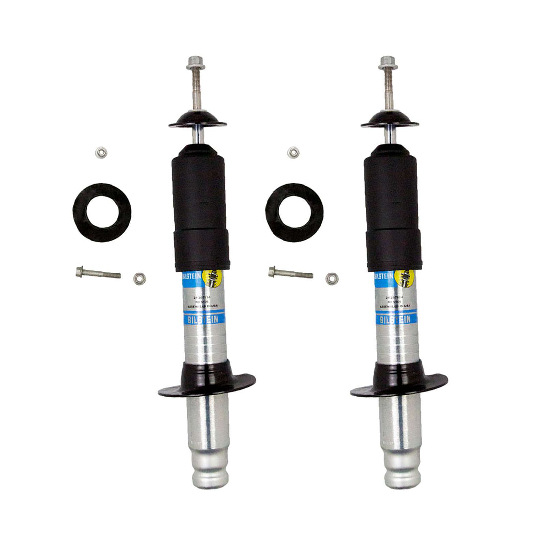 Bilstein B8 5100 Monotube Adjustable Strut Front Pair w/0-2.25" lift - 2002-2006 GMC Envoy XL 4WD RWD