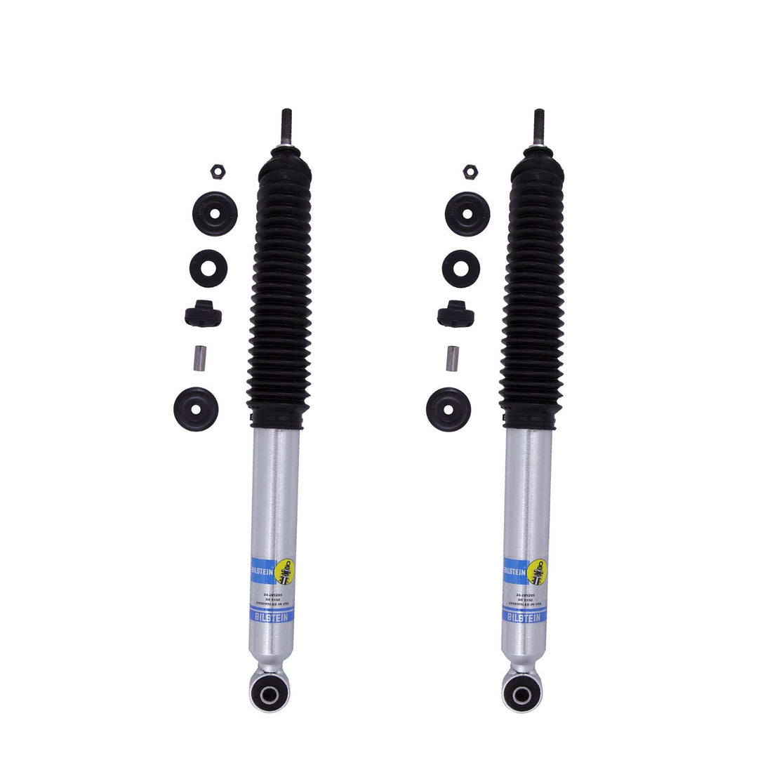 Bilstein B8 5100 Monotube Shocks Front Pair w/6" lift - 2017-2026 Ford F-250 Super Duty 4WD
