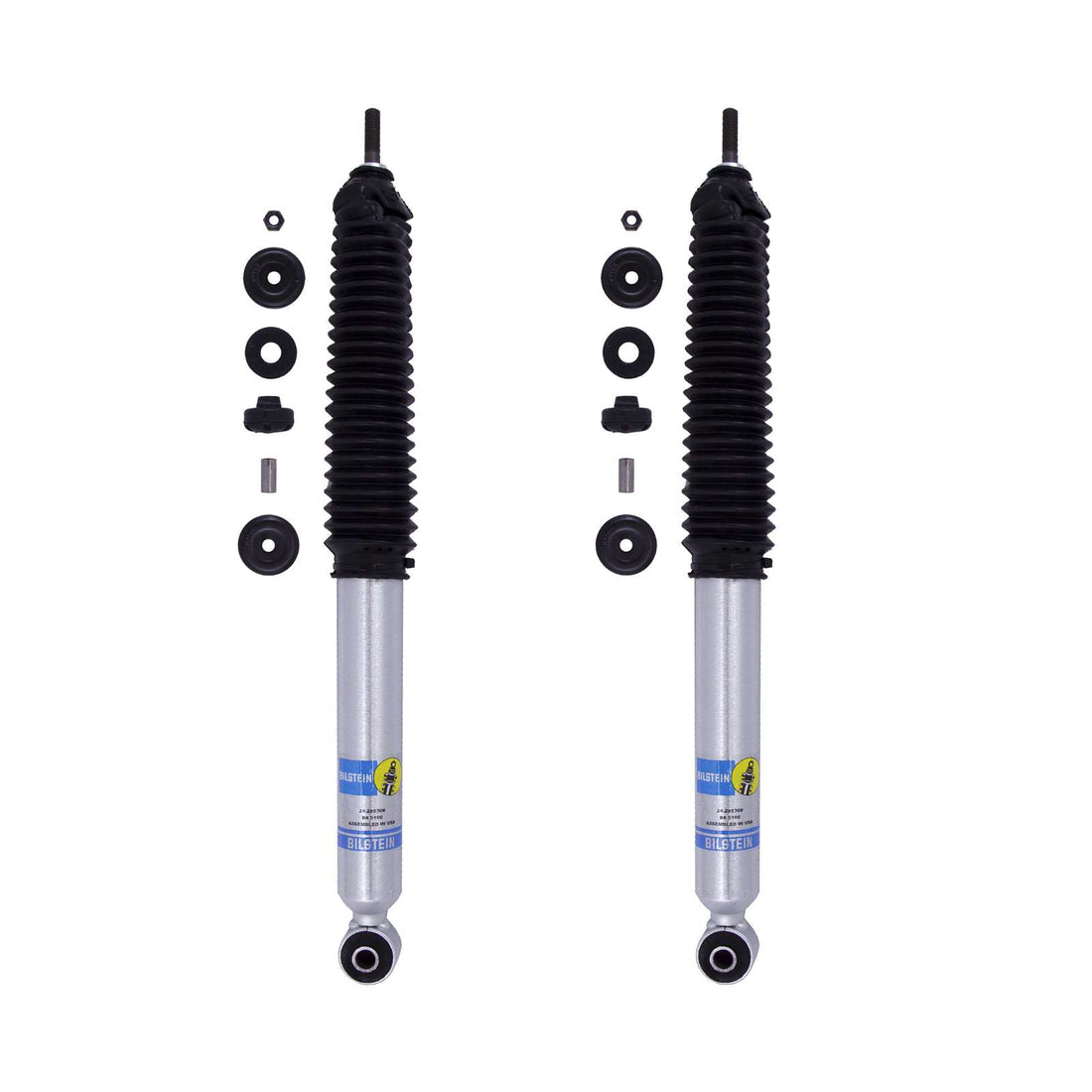 Bilstein B8 5100 Monotube Shocks Front Pair w/6" lift - 2017-2026 Ford F-250 Super Duty 4WD
