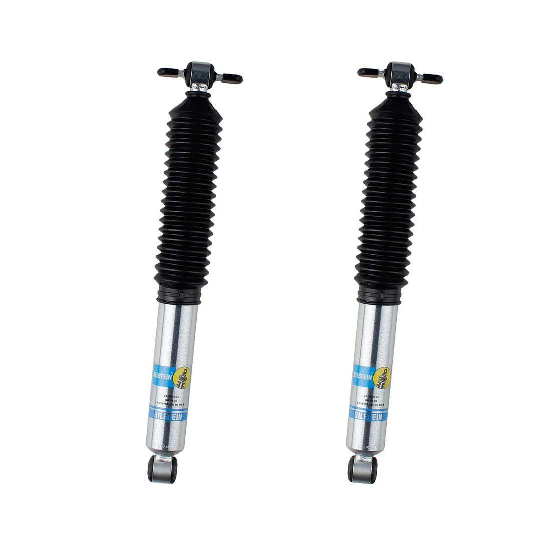 Bilstein B8 5100 Monotube Shocks Rear Pair w/3-4" lift - 1996-2006 Jeep Wrangler 4WD TJ LJ