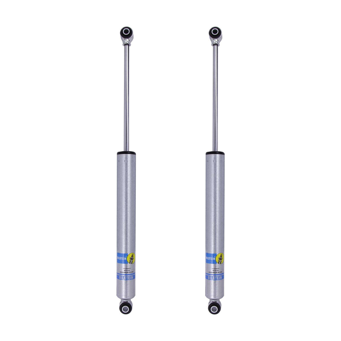 Bilstein B8 5100 Monotube Shocks Front Pair w/1.5-3" lift - 2018-2026 Jeep Wrangler JL 4WD