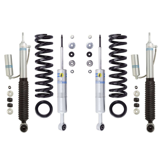 Bilstein 6112 Strut & Spring + Rear B8 5160 Reservoir Shocks Set w/1.7-3.2" lift - 2010-2023 Lexus GX460 4WD