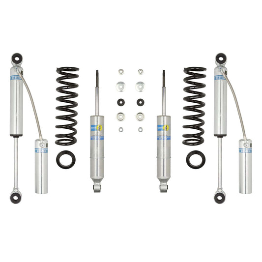 Bilstein 6112 Strut & Spring + Rear B8 5160 Reservoir Shocks Set w/0-2.8" lift - 1995-2004 Toyota Tacoma 4WD RWD 6 Lug