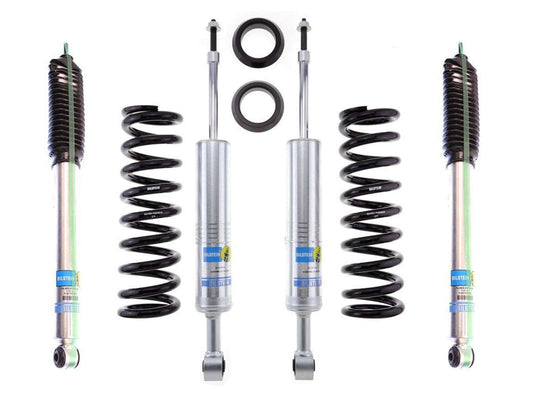 Bilstein 6112 Strut & Spring + Rear B8 5100 Shocks Set w/0-2.5" lift - 2003-2009 Lexus GX470 AWD
