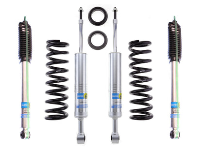 Bilstein 6112 Strut & Spring + Rear B8 5100 Shocks Set w/0-2.8" lift - 2010-2023 Lexus GX460 AWD