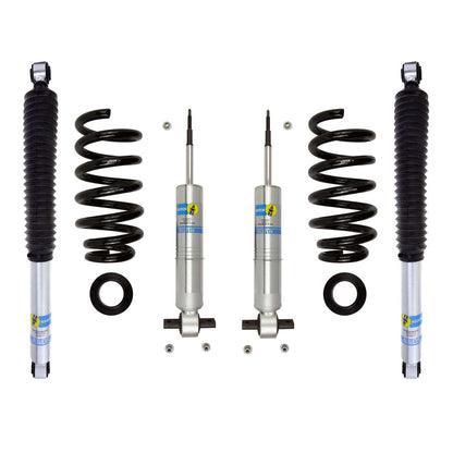 Bilstein 6112 Strut & Spring + Rear B8 5100 Shocks Set w/0-1.85" lift - 2014-2018 GMC Sierra 1500 4WD RWD V8 Crew Cab
