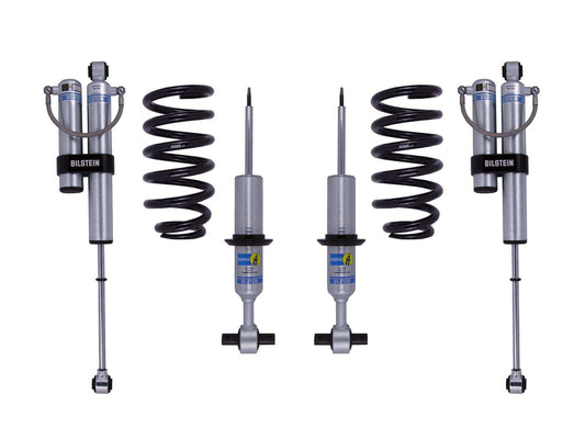 Bilstein 6112 Strut & Spring + Rear B8 5160 Reservoir Shocks Set w/0-2.5" lift - 2019-2026 Chevrolet Silverado 1500 4WD RWD