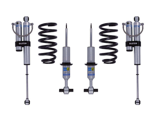 Bilstein 6112 Strut & Spring + Rear B8 5160 Reservoir Shocks Set w/0-2.5" lift - 2019-2026 GMC Sierra 1500 4WD RWD
