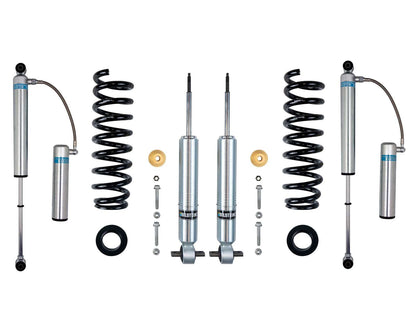 Bilstein 6112 Strut & Spring + Rear B8 5160 Reservoir Shocks Set - 2021-2026 Ford F-150 4WD