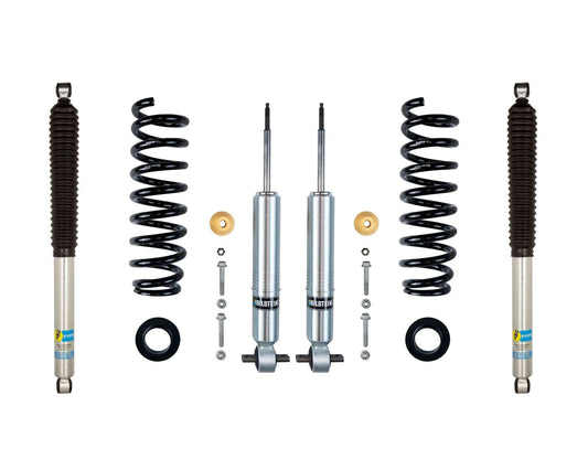 Bilstein 6112 Strut & Spring + Rear B8 5100 Shocks Set - 2021-2026 Ford F-150 4WD