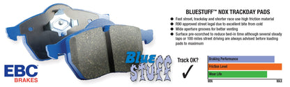 EBC Bluestuff Front Brake Pads | 02 Infiniti G35 3.5 w/o DCS