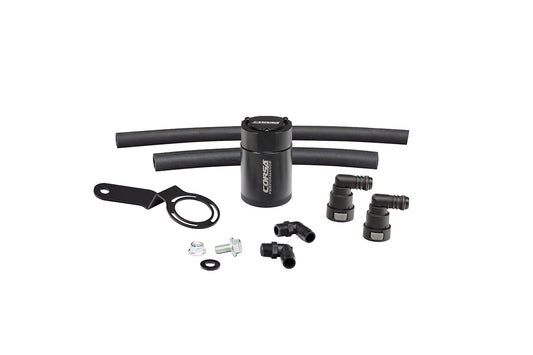 CORSA Aluminum Oil Catch Can w/ Bracket | 2015-2017 Ford Mustang GT 5.0L V8 (CC0014)