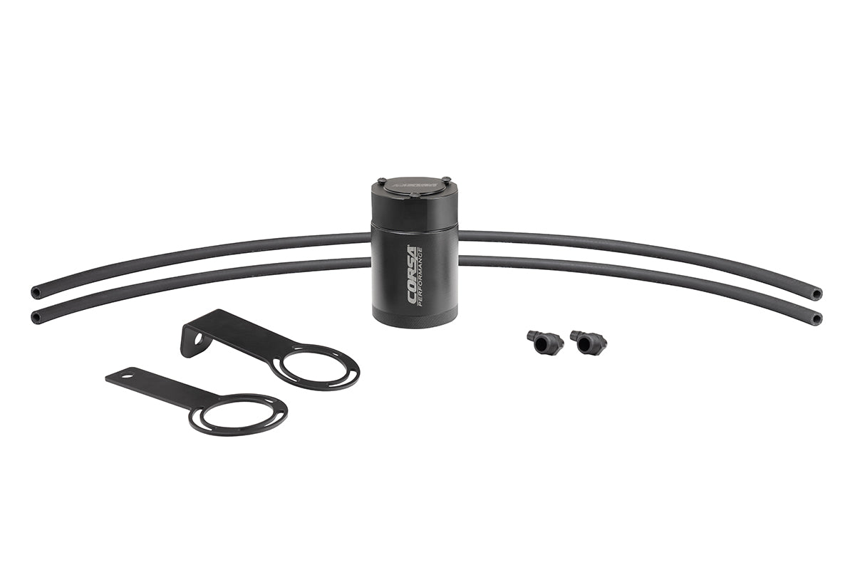 CORSA Universal Oil Catch Can w/ Bracket (3/8IN, 1/2IN, 5/8IN) (CC0015, CC0016, CC0017)