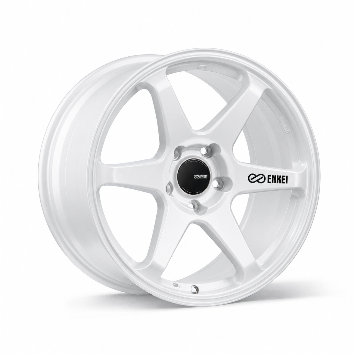 Enkei T6R Vanquish White | 18x9.5" +38mm | 5x114.3mm Wheel