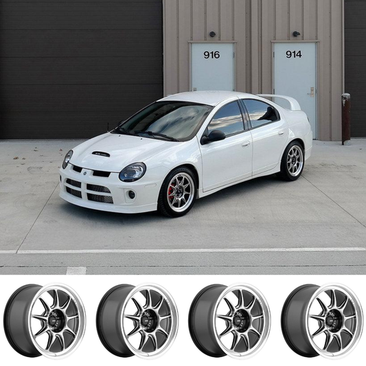 (set of 4) Konig Countergram Hyper Chrome | 17x8 +40mm For Dodge SRT-4