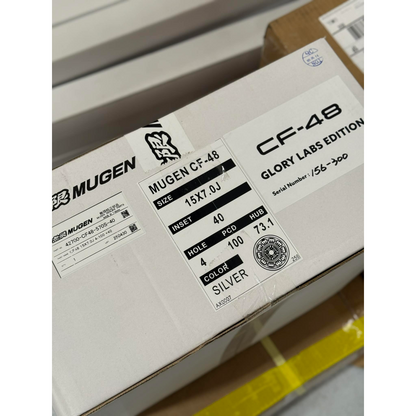 Mugen CF-48 Glory Labs Edition 15x7 +40 4x100 Silver (SET)