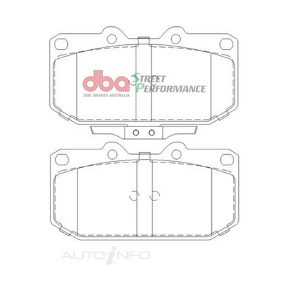 DBA 06-07 Subaru Impreza WRX Front Street Series Brake Pads