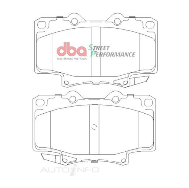 DBA 91-96 Toyota Land Cruiser SP500 Front Brake Pads