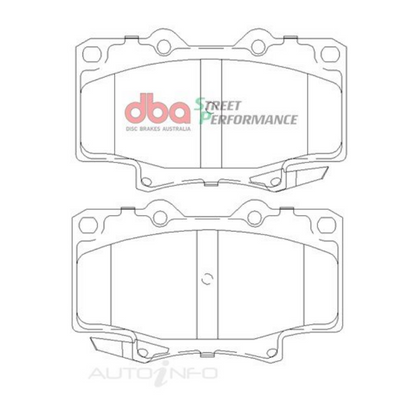 DBA 91-96 Toyota Land Cruiser SP500 Front Brake Pads