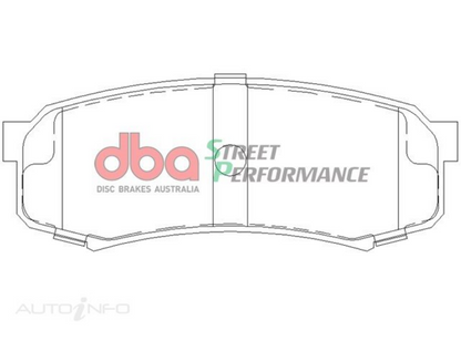 DBA 03-09 Toyota 4Runner SP500 Rear Brake Pads