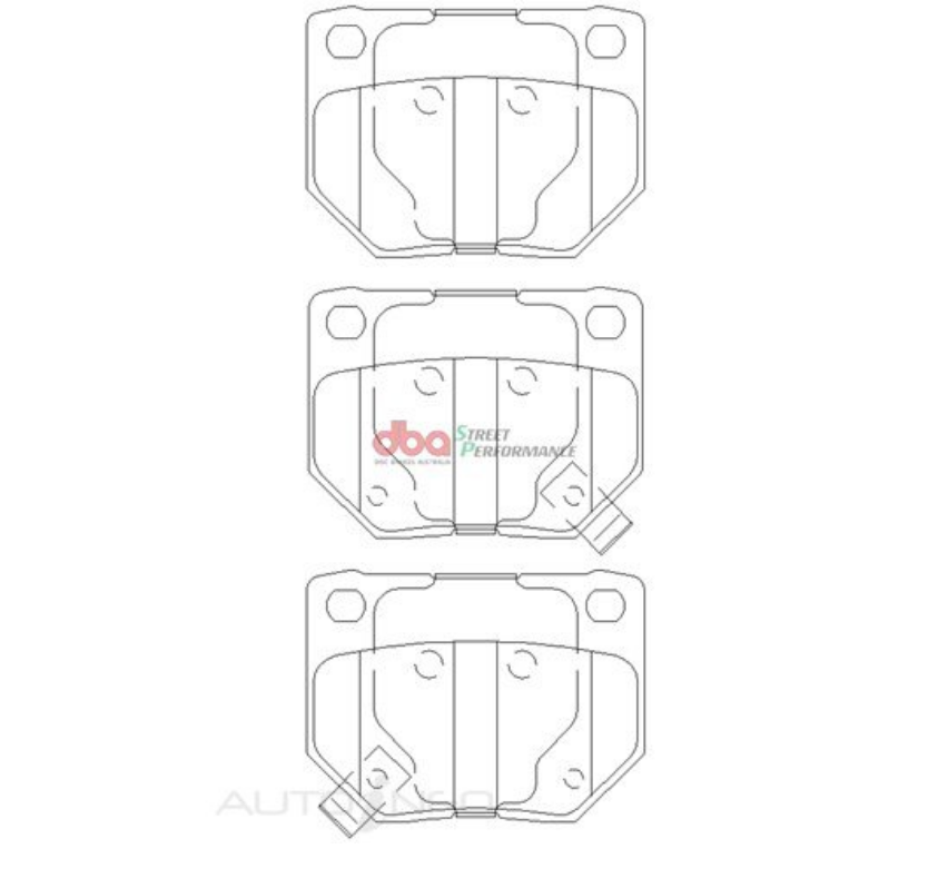 DBA 06-07 Subaru WRX XP650 Rear Brake Pads