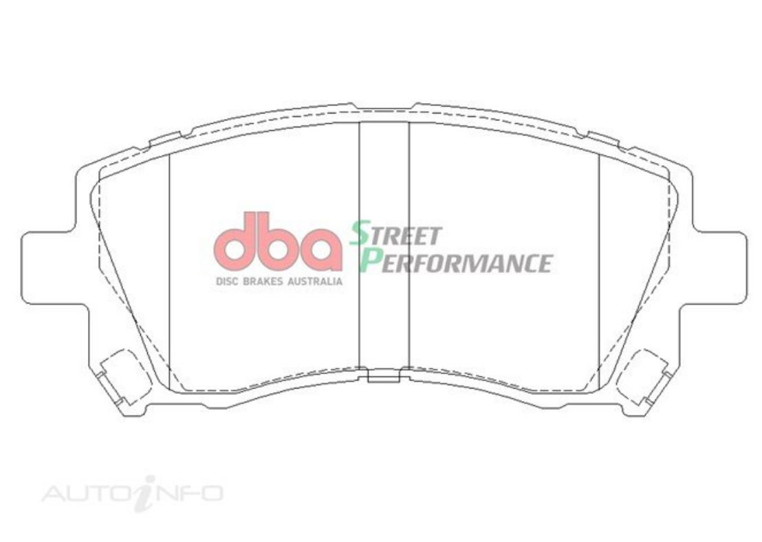 DBA 02-03 Subaru WRX / 98-01 Subaru Impreza SP500 Front Brake Pads
