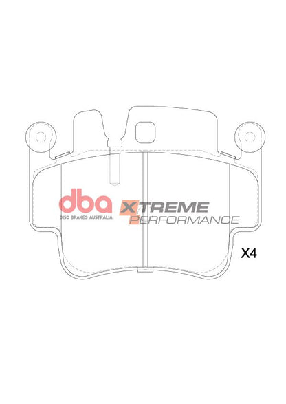 DBA 98-01 Porsche 911 Carrera 996 / 04-13 Porsche Carrera S 997 XP Performance Front/Rear Brake Pads