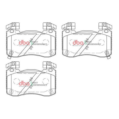DBA 2018+ Kia Stinger V6 Twin Turbo SP Performance Front Brake Pads