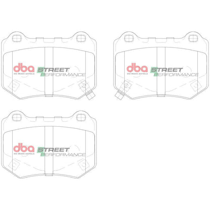 DBA 18-21 Subaru WRX STI Rear Street Series Brake Pads