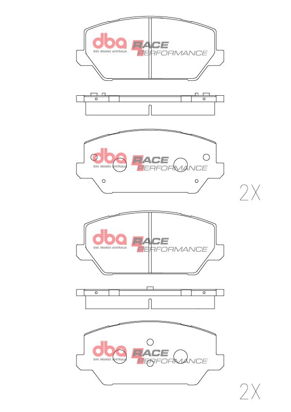 DBA 19-22 Hyundai Veloster RP Performance Front Brake Pads