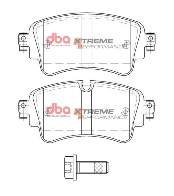 DBA 17-20 Audi A4 Rear XP Performance Brake Pads