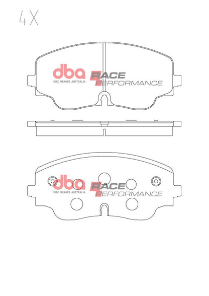 DBA 2022+ Volkswagen Golf R RP Performance Front Brake Pads