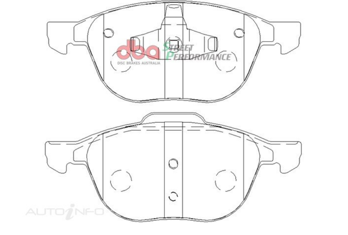 DBA 13-19 Ford C-Max Energi SEL Street Series Front Brake Pads