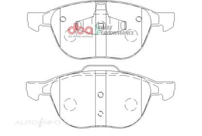 DBA 13-19 Ford C-Max Energi SEL Street Series Front Brake Pads